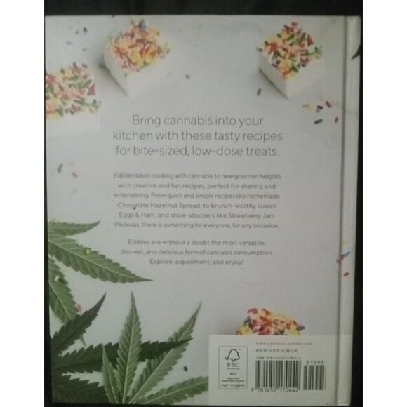 Edibles: Small Bites for the Modern Cannabis Kitchen by Stephanie Hua PB - Picture 2 of 2